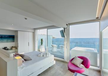 Habitación con vista panorámica al mar Hotel Marítim