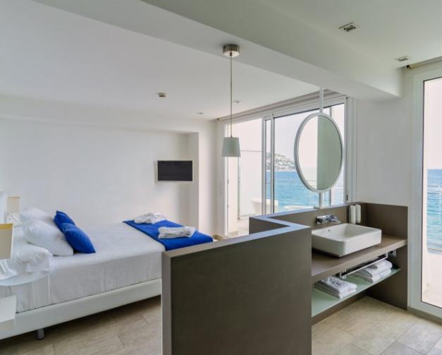 Chambre avec vue panoramique sur la mer à Roses